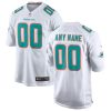 Miami Dolphins Nike White Custom NFL Game Jersey