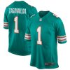 Miami Dolphins Tua Tagovailoa Nike Aqua Alternate NFL Game Jersey