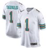 Miami Dolphins Tua Tagovailoa Nike White Alternate NFL Game Jersey