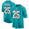 Miami Dolphins Xavien Howard Nike Aqua NFL Game Jersey