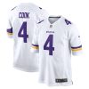 Minnesota Vikings Dalvin Cook Nike White NFL Game Jersey
