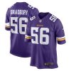 Minnesota Vikings Garrett Bradbury Nike Purple NFL Game Jersey