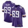Minnesota Vikings Jared Allen Nike Purple Retired NFL Game Jersey
