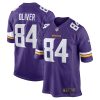 Minnesota Vikings Josh Oliver Nike Purple NFL Game Jersey