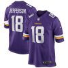 Minnesota Vikings Justin Jefferson Nike Purple NFL Game Jersey