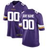 Minnesota Vikings Nike Purple Custom NFL Game Jersey