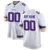 Minnesota Vikings Nike White Custom NFL Game Jersey