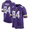 Minnesota Vikings Randy Moss Nike Purple Retired NFL Game Jersey
