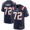 New England Patriots Matt Light Nike Navy NFL Game Jersey