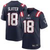 New England Patriots Matthew Slater Nike Navy NFL Game Jersey