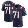 New England Patriots Mike Onwenu Nike Navy NFL Game Jersey
