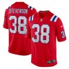 New England Patriots Rhamondre Stevenson Nike Red Alternate NFL Game Jersey