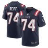New England Patriots Riley Reiff Nike Navy NFL Game Jersey