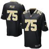 New Orleans Saints Andrus Peat Nike Black NFL Game Jersey