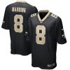 New Orleans Saints Archie Manning Nike Black NFL Game Jersey