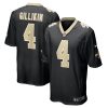New Orleans Saints Blake Gilikin Nike Black NFL Game Jersey