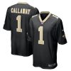 New Orleans Saints Marquez Callaway Nike Black NFL Game Jersey
