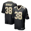 New Orleans Saints Smoke Monday Nike Black NFL Game Jersey