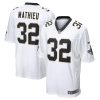 New Orleans Saints Tyrann Mathieu Nike White NFL Game Jersey