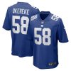 New York Giants Bobby Okereke Nike Royal NFL Game Jersey