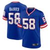 New York Giants Carl Banks Nike Royal Classic Retired NFL Game Jersey