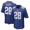 New York Giants Cor’Dale Flott Nike Royal NFL Game Jersey
