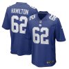 New York Giants Devery Hamilton Nike Royal NFL Game Jersey