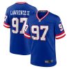 New York Giants Dexter Lawrence II Nike Royal Classic NFL Game Jersey