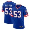 New York Giants Harry Carson Nike Royal Classic Retired NFL Game Jersey