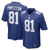 New York Giants Kalil Pimpleton Nike Royal NFL Game Jersey