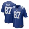 New York Giants Makai Polk Nike Royal NFL Game Jersey