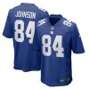 New York Giants Marcus Johnson Nike Royal NFL Game Jersey