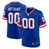 New York Giants Nike Royal Classic Custom NFL Game Jersey