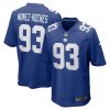 New York Giants Rakeem Nunez-Roches Nike Royal NFL Game Jersey