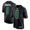 New York Jets Aaron Rodgers Nike Black Fashion NFL Game Jersey