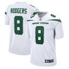 New York Jets Aaron Rodgers Nike White NFL Game Jersey