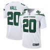 New York Jets Breece Hall Nike White Away NFL Game Jersey