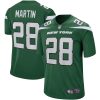 New York Jets Curtis Martin Nike Green Retired NFL Game Jersey