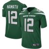 New York Jets Joe Namath Nike Green Retired NFL Game Jersey