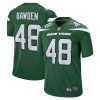 New York Jets Nick Bawden Nike Green NFL Game Jersey