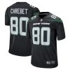 New York Jets Wayne Chrebet Nike Black Retired NFL Game Jersey