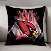 NFL Arizona Cardinals Black Square Pillow Case