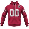 NFL Arizona Cardinals Custom Name Number 1998 Vintage Throwback Home Jersey Pullover Hoodie