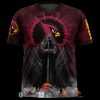 NFL Arizona Cardinals Custom Name Number Red Black Hades T-Shirt
