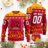 NFL Arizona Cardinals Custom Name Number Ugly Christmas Sweater V3