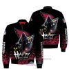 NFL Arizona Cardinals Halloween Black Bomber Jacket
