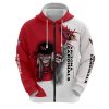 NFL Arizona Cardinals Halloween Iron Maiden Zip Up Hoodie