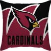 NFL Arizona Cardinals Logo Square Pillow Case