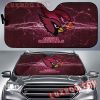 NFL Arizona Cardinals Logo Thunder Car Sunshade