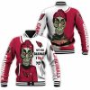 NFL Arizona Cardinals Red White Baseball Jacket